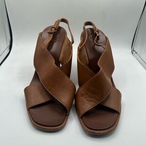Tory Burch Tan Leather Sandals
